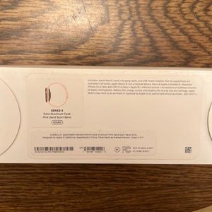 Apple series 4 40mm gold watch